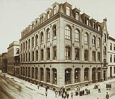 Hospital block in the city centre before 1922