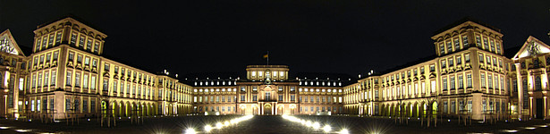 Mannheim Palace at Night