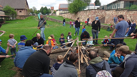 Lagerfeuer am Papatag