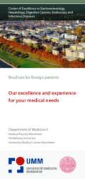 Brochure about the clinic for gastroenterology, hepatology, infectiology and geriatrics