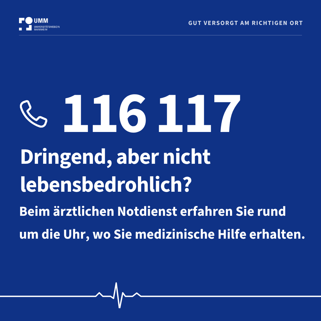 Telefon ärztlicher Bereitschaftsdienst 116117