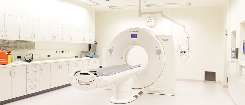 Integriertes Notfallzentrum des Universitätsklinikums Mannheim mit Schockraum und CT-Einheit
