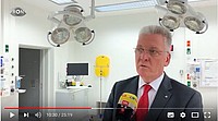 RON TV über die Eröffnung des Integrierten Notfallzentrum am Universitätsklinikum Mannheim