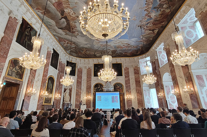 Konferenz im Rittersaal des Barockschlosses Mannheim