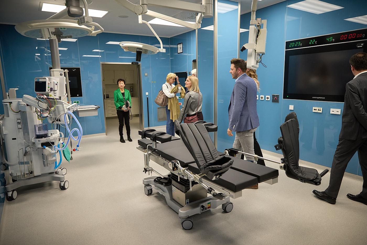 Blick in einen der modernen OPs