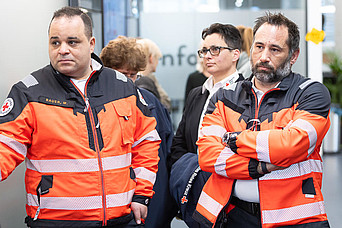 Vertreter vom Deutschen Rote Kreuz