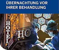 Flyer "Übernachtungen vor Ihrer Behandlung" öffnen