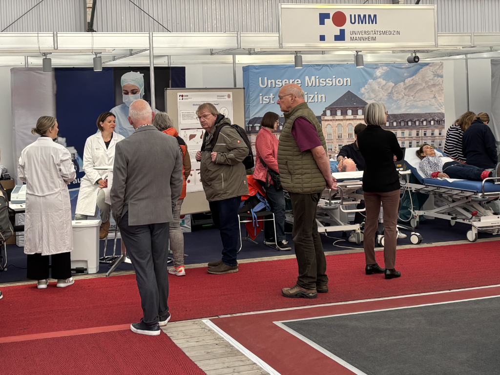 Das Interdisziplinäre Gefäßzentrum führte Durchblutungstests, Ultraschall und Screenings direkt vor Ort durch.